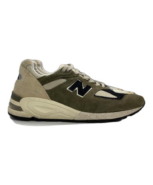 NEW BALANCE（ニューバランス）NEW BALANCE (ニューバランス) M990GB2 ローカットスニーカー オリーブ×アイボリー サイズ:US09 1/2の古着・服飾アイテム
