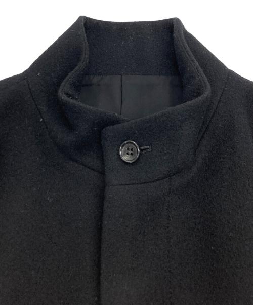 theory（セオリー）theory (セオリー) スタンドカラーウールコート ブラック サイズ:Ｓの古着・服飾アイテム