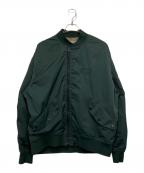 Onitsuka Tigerオニツカタイガー）の古着「PRINTED BOMBER JACKET」｜グリーン
