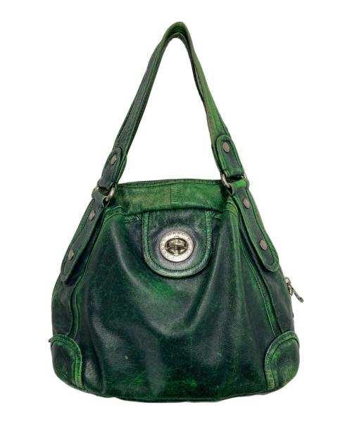Marc by Marc Jacobs（マークバイマークジェイコブス）Marc by Marc Jacobs (マークバイマークジェイコブス) ターンロックワンショルダートートバッグ グリーンの古着・服飾アイテム