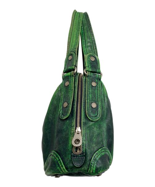 Marc by Marc Jacobs（マークバイマークジェイコブス）Marc by Marc Jacobs (マークバイマークジェイコブス) ターンロックワンショルダートートバッグ グリーンの古着・服飾アイテム