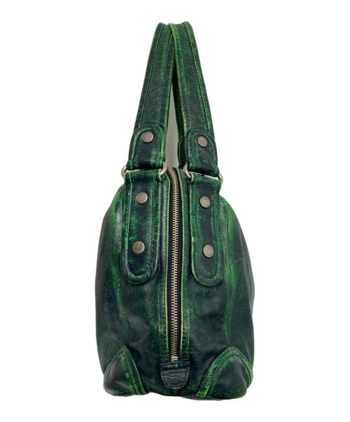 Marc by Marc Jacobs（マークバイマークジェイコブス）Marc by Marc Jacobs (マークバイマークジェイコブス) ターンロックワンショルダートートバッグ グリーンの古着・服飾アイテム