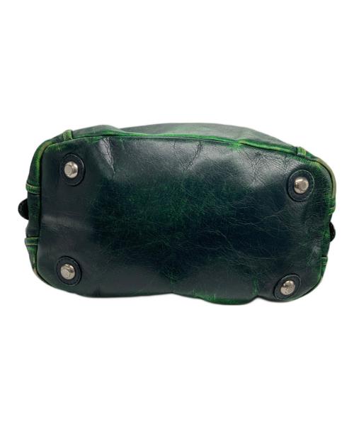 Marc by Marc Jacobs（マークバイマークジェイコブス）Marc by Marc Jacobs (マークバイマークジェイコブス) ターンロックワンショルダートートバッグ グリーンの古着・服飾アイテム
