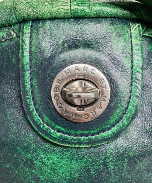Marc by Marc Jacobs（マークバイマークジェイコブス）Marc by Marc Jacobs (マークバイマークジェイコブス) ターンロックワンショルダートートバッグ グリーンの古着・服飾アイテム