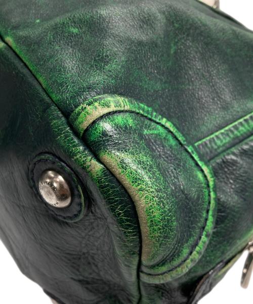 Marc by Marc Jacobs（マークバイマークジェイコブス）Marc by Marc Jacobs (マークバイマークジェイコブス) ターンロックワンショルダートートバッグ グリーンの古着・服飾アイテム