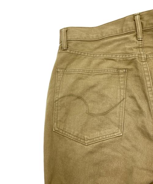 ONI DENIM（オニデニム）ONI DENIM (オニデニム) British Drill ブリティッシュドリル スタイリッシュストレート セルビッジ ジーンズ ワンウォッシュ カーキ サイズ:31の古着・服飾アイテム