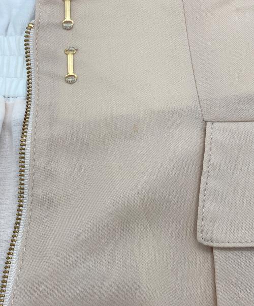 ROPE（ロペ）ROPE (ロペ) きちんと涼感タックフレアスカート ピンク サイズ:36の古着・服飾アイテム
