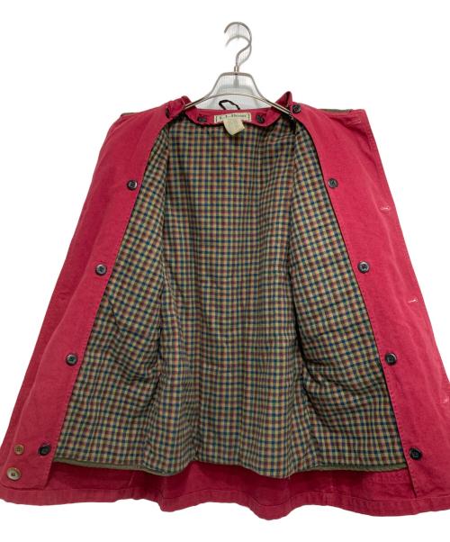 L.L.Bean（エルエルビーン）L.L.Bean (エルエルビーン) チェックライナー付ハンティングジャケット レッド×オリーブ サイズ:Ｓの古着・服飾アイテム