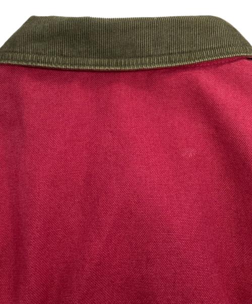 L.L.Bean（エルエルビーン）L.L.Bean (エルエルビーン) チェックライナー付ハンティングジャケット レッド×オリーブ サイズ:Ｓの古着・服飾アイテム
