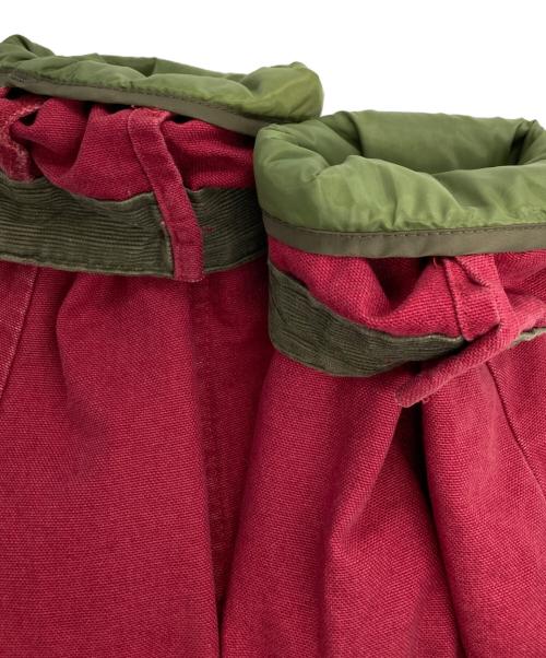 L.L.Bean（エルエルビーン）L.L.Bean (エルエルビーン) チェックライナー付ハンティングジャケット レッド×オリーブ サイズ:Ｓの古着・服飾アイテム