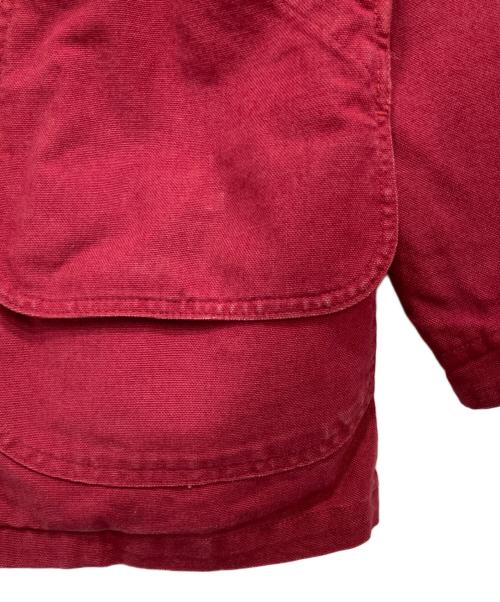 L.L.Bean（エルエルビーン）L.L.Bean (エルエルビーン) チェックライナー付ハンティングジャケット レッド×オリーブ サイズ:Ｓの古着・服飾アイテム