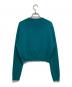CABaN (キャバン) コットンカシミヤ クルーネックカーディガン ターコイズブルー サイズ:XS：8000円