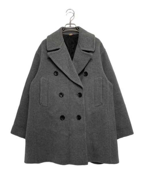 MUSE de Deuxieme Classe（ミューズ ドゥーズィエム クラス）MUSE de Deuxieme Classe (ミューズ ドゥーズィエム クラス) viclor half coat グレー サイズ:FREEの古着・服飾アイテム