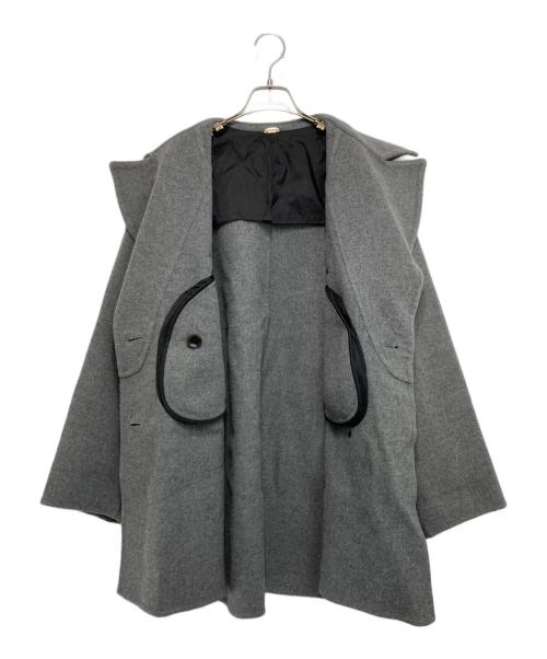 MUSE de Deuxieme Classe（ミューズ ドゥーズィエム クラス）MUSE de Deuxieme Classe (ミューズ ドゥーズィエム クラス) viclor half coat グレー サイズ:FREEの古着・服飾アイテム