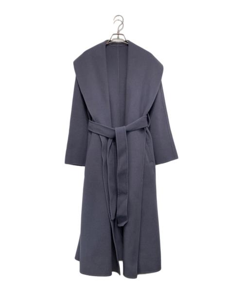 ANAYI（アナイ）ANAYI (アナイ) スーパー１２０リバーショールコート ネイビー サイズ:SIZE 38の古着・服飾アイテム