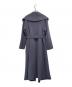 ANAYI (アナイ) スーパー１２０リバーショールコート ネイビー サイズ:SIZE 38：20000円