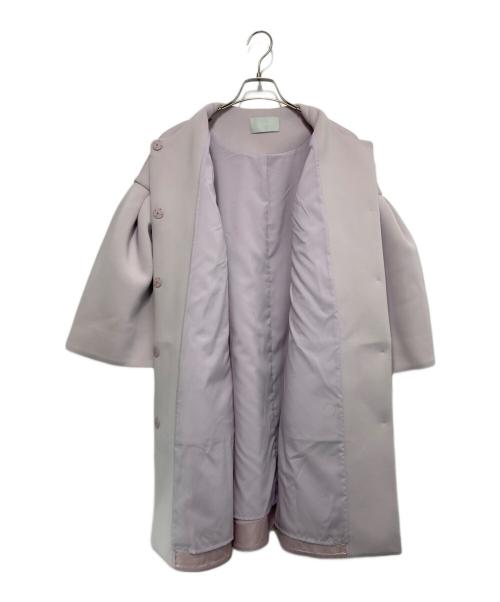 CELFORD（セルフォード）CELFORD (セルフォード) ボリュームスリーブポンチコート ラベンダー サイズ:ONE SIZEの古着・服飾アイテム