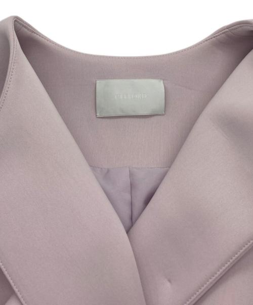 CELFORD（セルフォード）CELFORD (セルフォード) ボリュームスリーブポンチコート ラベンダー サイズ:ONE SIZEの古着・服飾アイテム