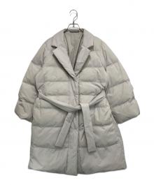 theory luxe（セオリーリュクス）の古着「BANT COAT/ダウンコート」｜ベージュ