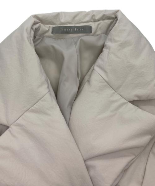 theory luxe（セオリーリュクス）theory luxe (セオリーリュクス) BANT COAT/ダウンコート ベージュ サイズ:38の古着・服飾アイテム