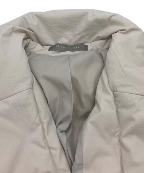 theory luxe（セオリーリュクス）theory luxe (セオリーリュクス) BANT COAT/ダウンコート ベージュ サイズ:38の古着・服飾アイテム