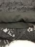 中古・古着 TWIN-SET (ツインセット) ミディ丈マクラメレーススカート（Midi macramé lace skirt） ブラック サイズ:40：8000円
