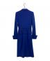 TADASHI SHOJI (タダシ ショージ) ジップギャザーワンピース ネイビー サイズ:2：10000円