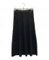 TWIN-SET（ツインセット）の古着「Knit midi skirt」｜ブラック×ゴールド