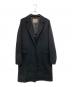 TWIN-SET（ツインセット）の古着「ウール混コート（Doubled wool coat with embroidery）」｜ブラック