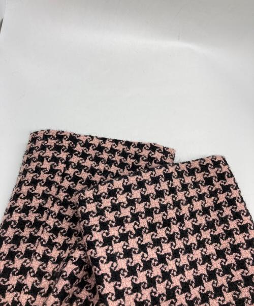GUCCI（グッチ）GUCCI (グッチ) ハンドトゥースジャケット ピンク×ブラック サイズ:38の古着・服飾アイテム