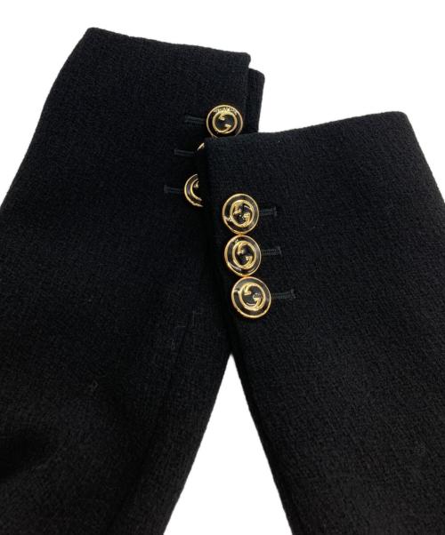 GUCCI（グッチ）GUCCI (グッチ) GGボタンウールジャケット ブラック サイズ:40の古着・服飾アイテム