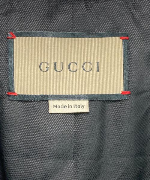GUCCI（グッチ）GUCCI (グッチ) GGボタンウールジャケット ブラック サイズ:40の古着・服飾アイテム