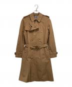 GUCCIグッチ）の古着「Floral Pattern Lining Trench Coat」｜ベージュ