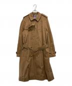 GUCCIグッチ）の古着「Floral Pattern Lining Trench Coat」｜ベージュ