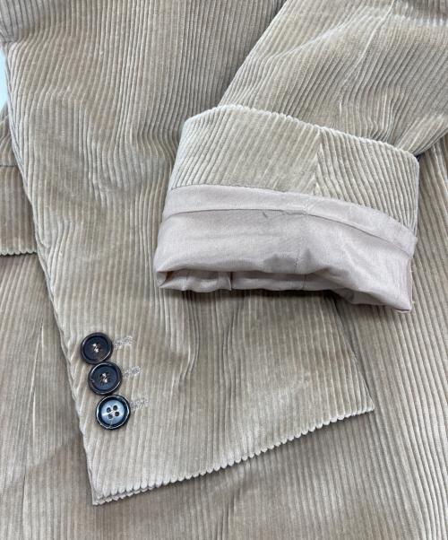 'S Max Mara（エスマックスマーラ）'S Max Mara (エスマックスマーラ) コーデュロイテーラードジャケット ベージュ サイズ:JP38の古着・服飾アイテム
