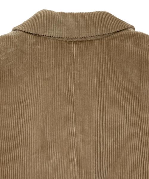'S Max Mara（エスマックスマーラ）'S Max Mara (エスマックスマーラ) コーデュロイテーラードジャケット ベージュ サイズ:JP38の古着・服飾アイテム