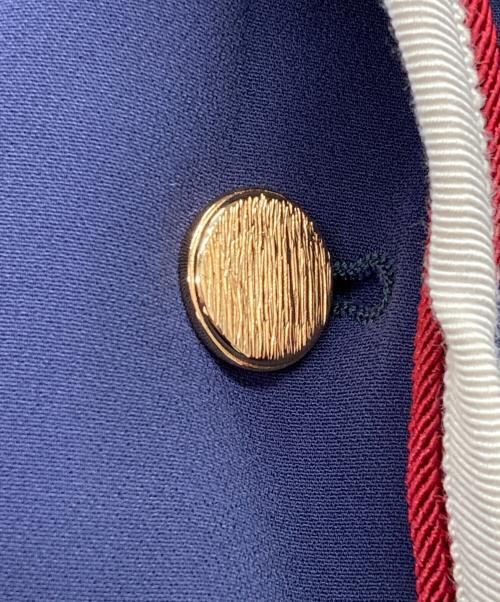 GUCCI（グッチ）GUCCI (グッチ) 金釦 ピークドラペル テーラードジャケット ネイビー サイズ:SIZE 42の古着・服飾アイテム