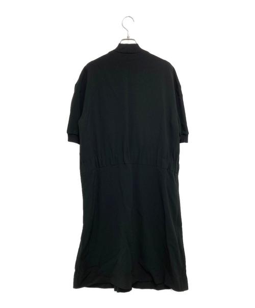 GUCCI（グッチ）GUCCI (グッチ) ビスコースジャージー ポロカラー ミニドレス ブラック サイズ:XLの古着・服飾アイテム