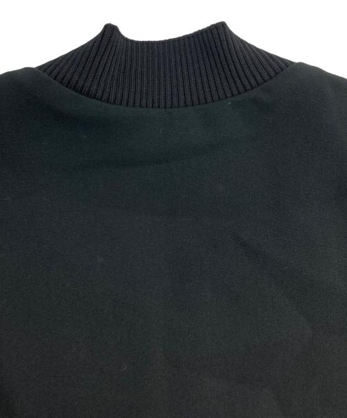 GUCCI（グッチ）GUCCI (グッチ) ビスコースジャージー ポロカラー ミニドレス ブラック サイズ:XLの古着・服飾アイテム