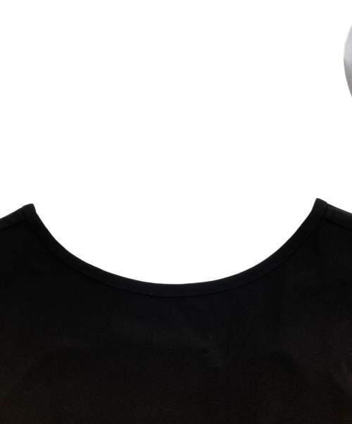 GUCCI（グッチ）GUCCI (グッチ) ベルト付シルクレーヨンドレス ブラック サイズ:38の古着・服飾アイテム