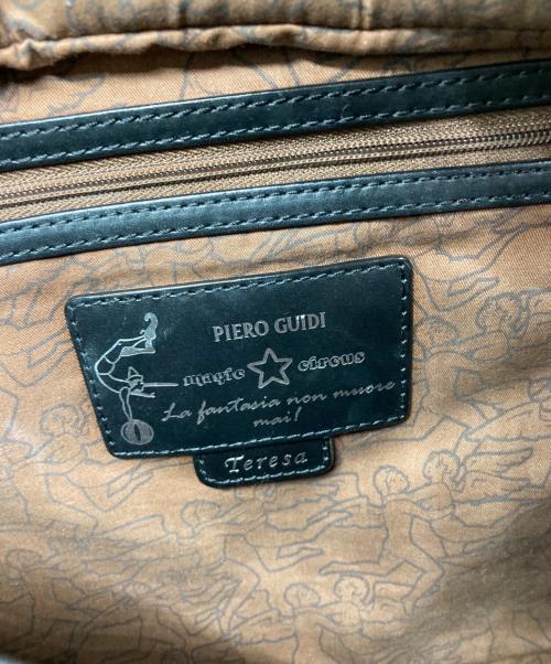 PIERO GUIDI（ピエログイディ）PIERO GUIDI (ピエログイディ) マジックサーカス柄 2WAYバッグ ブラックの古着・服飾アイテム