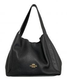 COACH（コーチ）の古着「ハドリー ホーボーレザーバッグ」｜ブラック