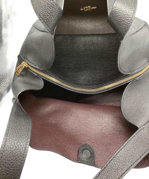 COACH（コーチ）COACH (コーチ) ハドリー ホーボーレザーバッグ ブラックの古着・服飾アイテム