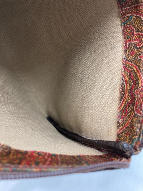 ETRO（エトロ）ETRO (エトロ) ペイズリー柄ハンドバッグ ブラウンの古着・服飾アイテム
