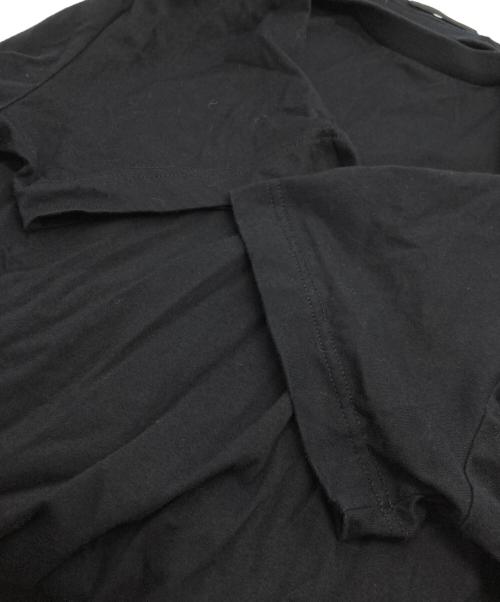 PRADA（プラダ）PRADA (プラダ) トライアングルロゴ クルーネックTシャツ ブラック サイズ:XXXLの古着・服飾アイテム