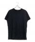 PRADA（プラダ）の古着「トライアングルロゴ クルーネックTシャツ」｜ブラック
