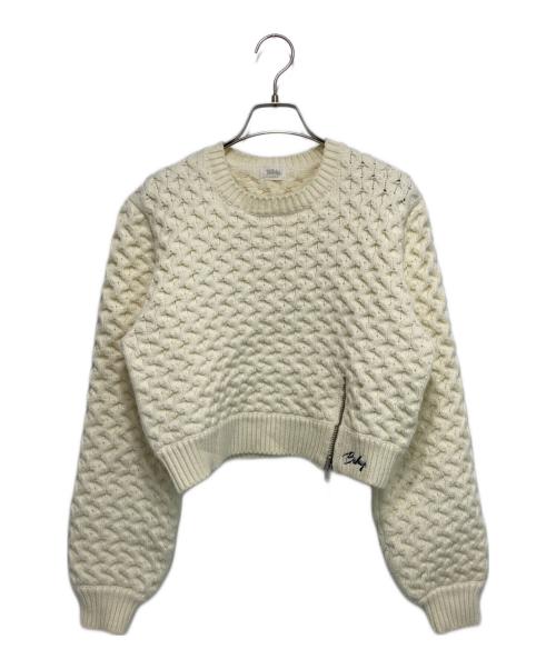Bibiy.（ビビィ）Bibiy. (ビビィ) BSONIA KNIT ホワイト サイズ:Fの古着・服飾アイテム