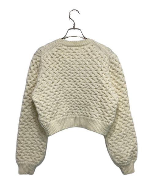Bibiy.（ビビィ）Bibiy. (ビビィ) BSONIA KNIT ホワイト サイズ:Fの古着・服飾アイテム
