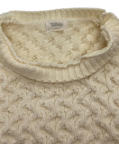 Bibiy.（ビビィ）Bibiy. (ビビィ) BSONIA KNIT ホワイト サイズ:Fの古着・服飾アイテム