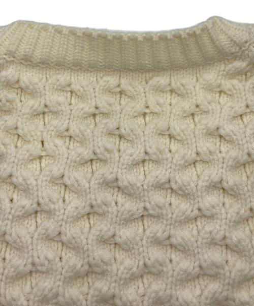 Bibiy.（ビビィ）Bibiy. (ビビィ) BSONIA KNIT ホワイト サイズ:Fの古着・服飾アイテム